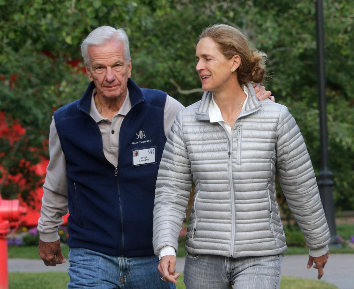 Jorge Lemann mit seiner Frau