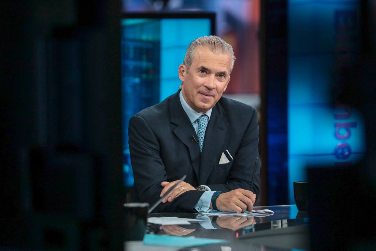 Andreas Utermann, chief executive officer and global chief investment officer at Allianz Global Investors AG, pauses during a Bloomberg Television interview in London, U.K., on Wednesday, May 3, 2017. Active management's value proposition needs rethinking, Utermann said during the interview. Photographer: Simon Dawson/Bloomberg