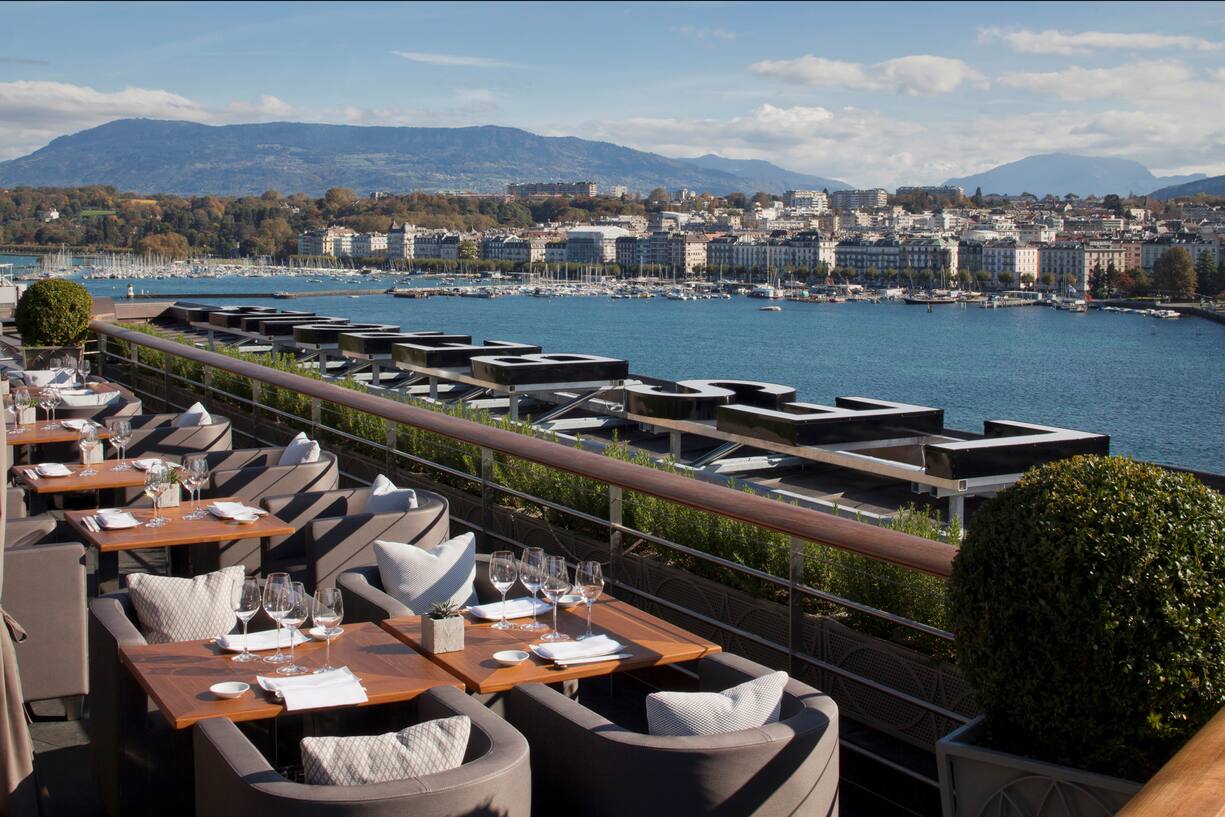 Platz 12 (Vorjahr: 10): Four Seasons Hotel des Bergues, Genf
