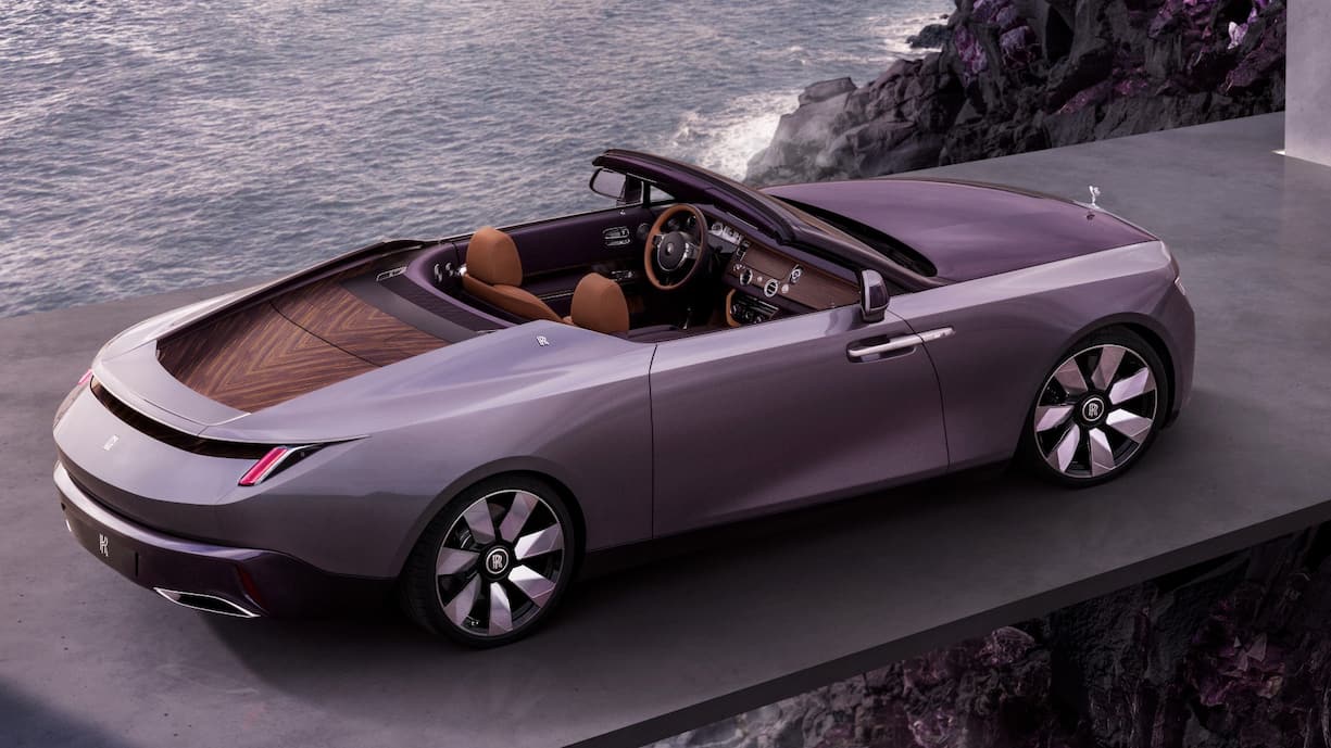 Wurde nach Gstaad geliefert: Der «Amethyst Droptail» von Rolls-Royce.