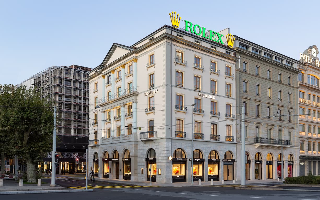 Rolex-Boutique von Bucherer in Genf: Neu gehört sie zu Rolex selbst.