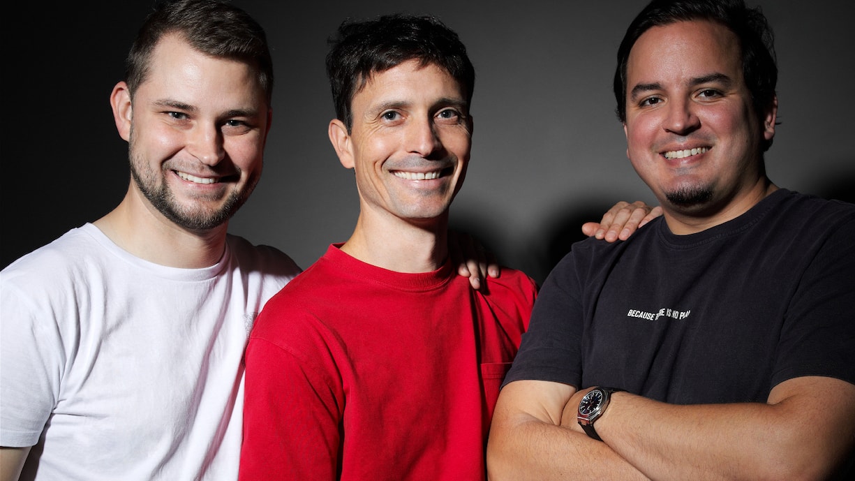 Cédric Mulhauser, Singal Depery und Nicolas Freudiger (von links): Das Team von ID Genève.