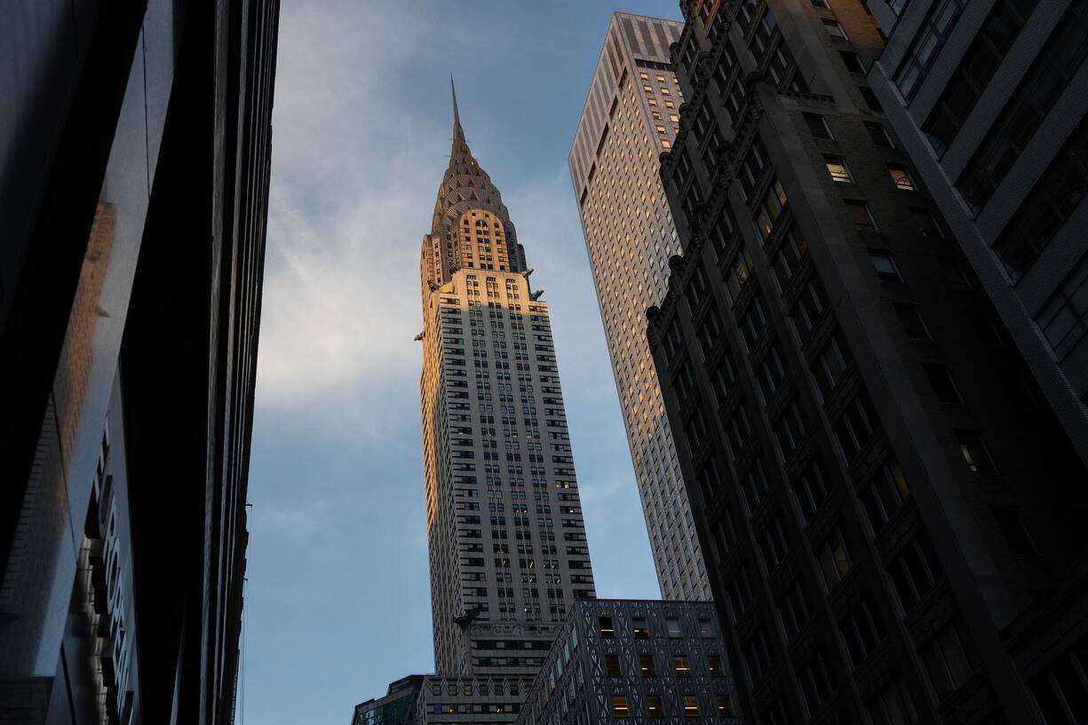 ... das Chrysler Building in New York, ...