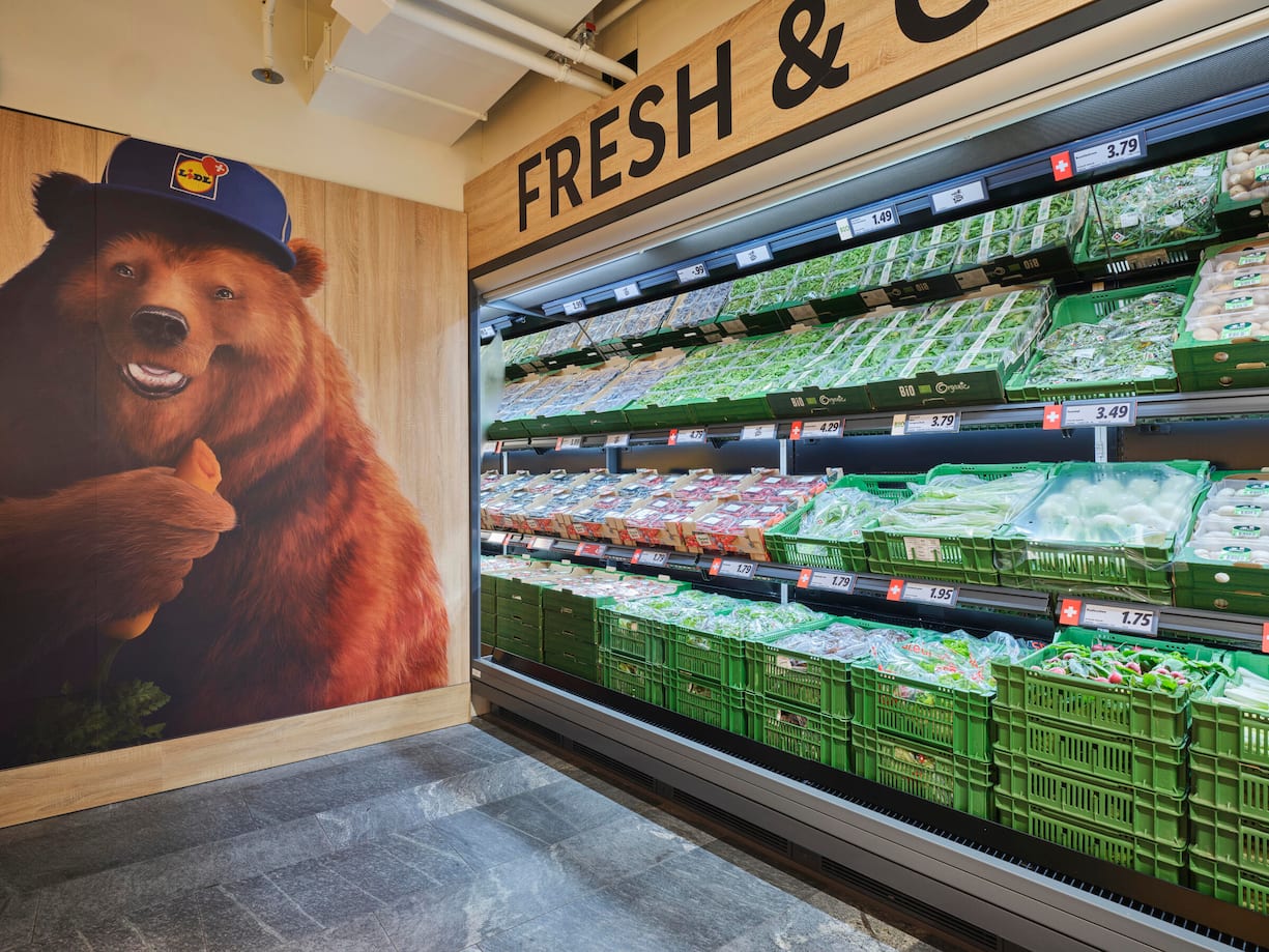 Der Wettbewerb um die besten Lagen ist in vollem Gang. Lidl eröffnete in der ­Berner Innenstadt eine Filiale und geht auf Konfrontation mit Migros und Coop.