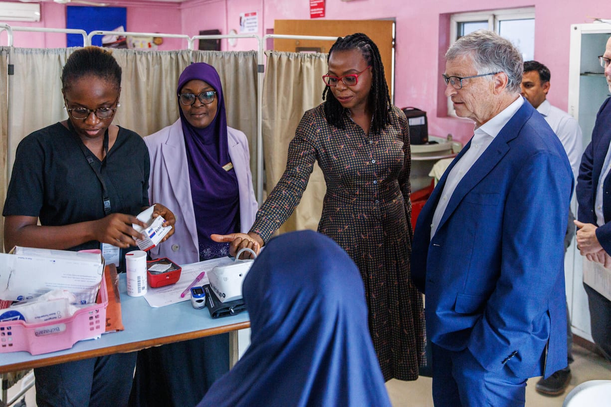 Bill Gates im Rahmen der Bill & Melinda Gates Foundation.