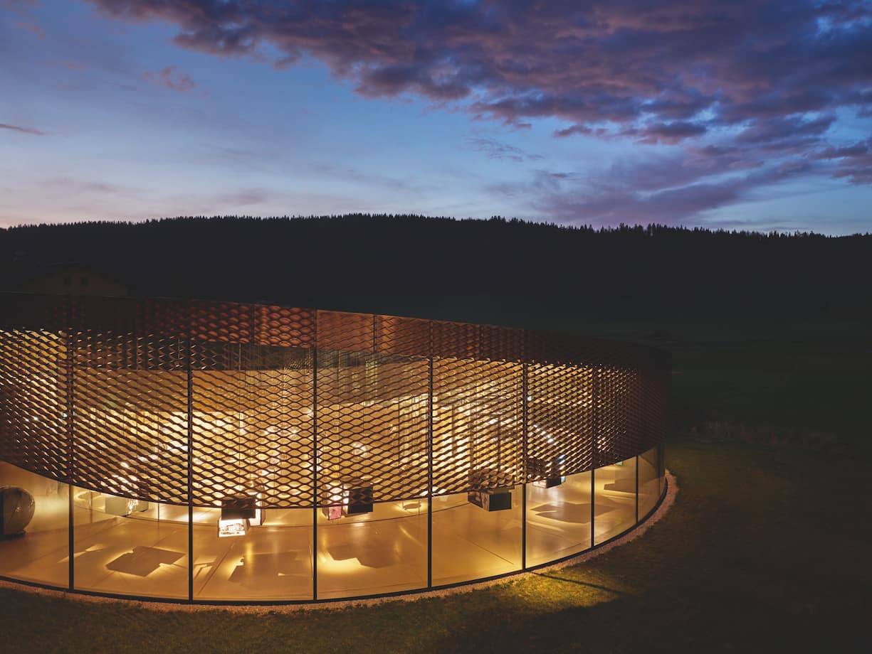 Architektonisch einmalig: Das AP Museum in Le Brassus.