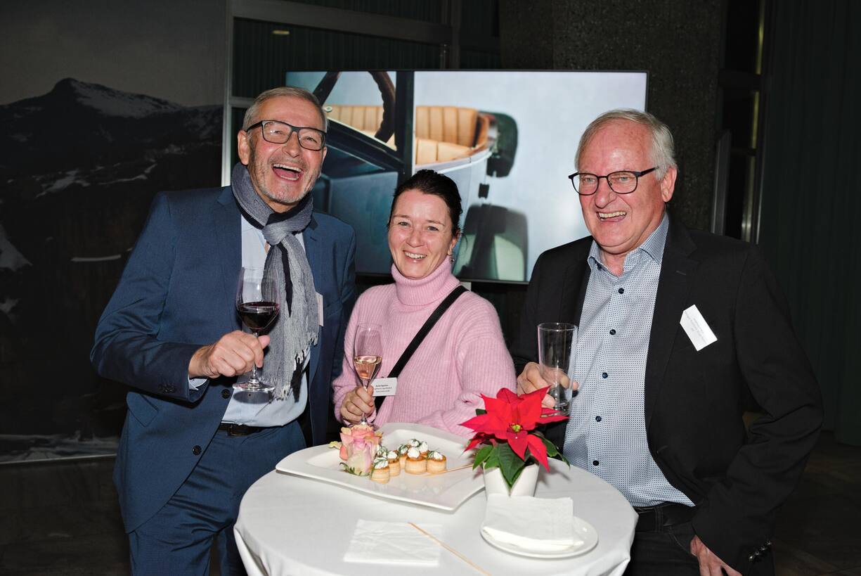 Alfred Hubli, Brita Wasser-Filter-Systeme AG; Anita Spycher, TopPharm Apotheken Genossenschaft; Andreas Meier, Metzger Rottmann Bürge Partner AG