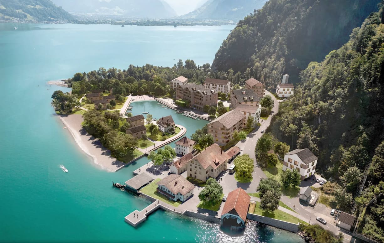 IsletenAm Urnersee soll ein Resort mit Hotel und Bootshafen entstehen. Die erste Hürde hat das Projekt bereits genommen.