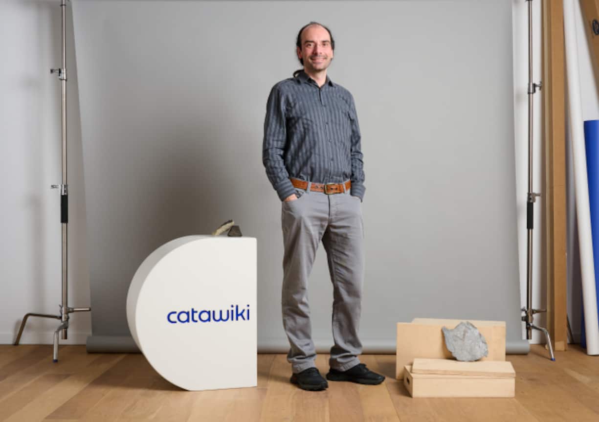 Meteoriten-Experte Francesco Moser vom Onlinemarktplatz Catawiki.