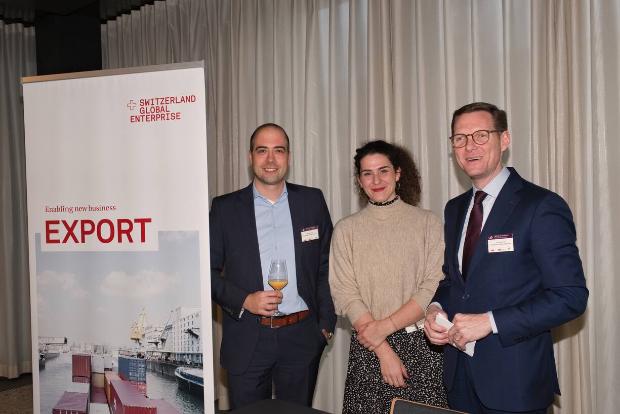 Michael Kühn, Switzerland Global Enterprise;Martina Bietenhader, Switzerland Global Enterprise;Thomas Först, Switzerland Global Enterprise