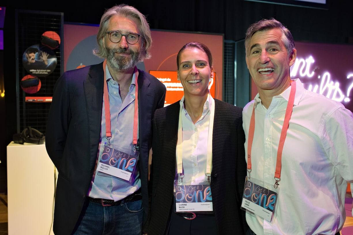 Michael MÃ¼ller, Valora;Corine Blesi, Swiss Economic Forum AG;Felix Graf, NZZ Mediengruppe AG