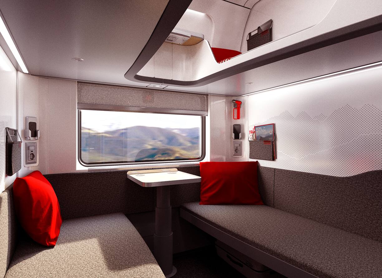 Die neuen ÖBB-Nachtzüge versprechen ab 2023 mehr Komfort und mehr Privatsphäre