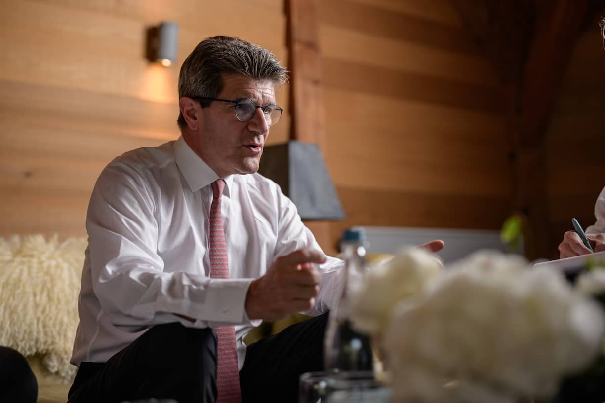 Reportage sur la banque Lombard Odier Darier Hentsch (LODH). GenÃ¨ve et Troinex, 2 juillet 2019. Patrick Odier