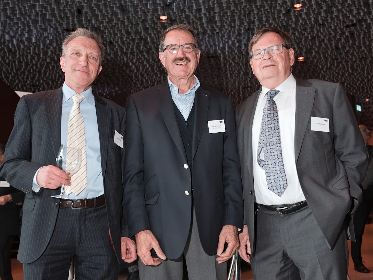 Paul Flückiger;Josef Achermann, net-management;Klaus Hug