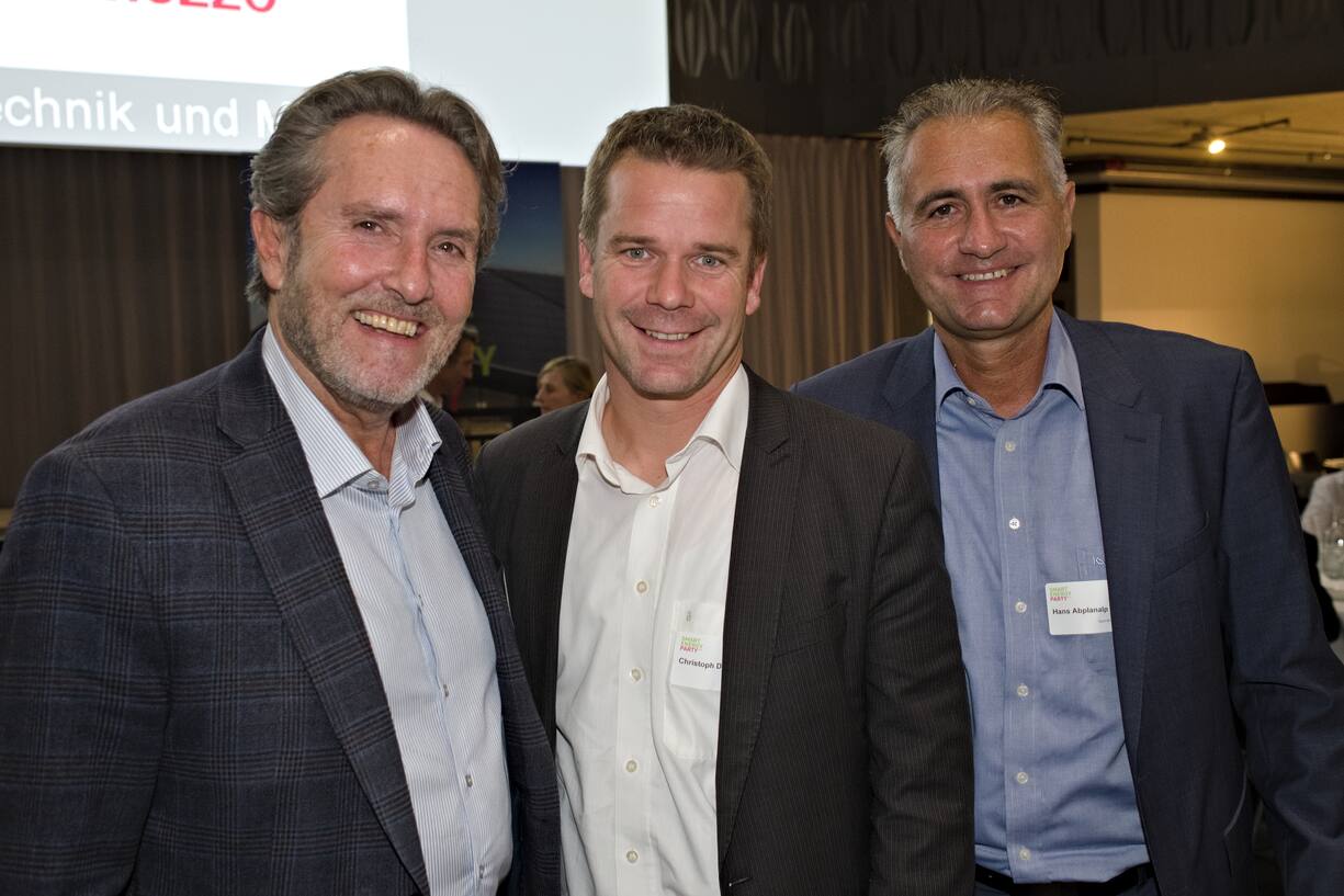 Peter Grütter, VRP, asut;Christoph Deiss, ewz;Hans Abplanalp, ewz
