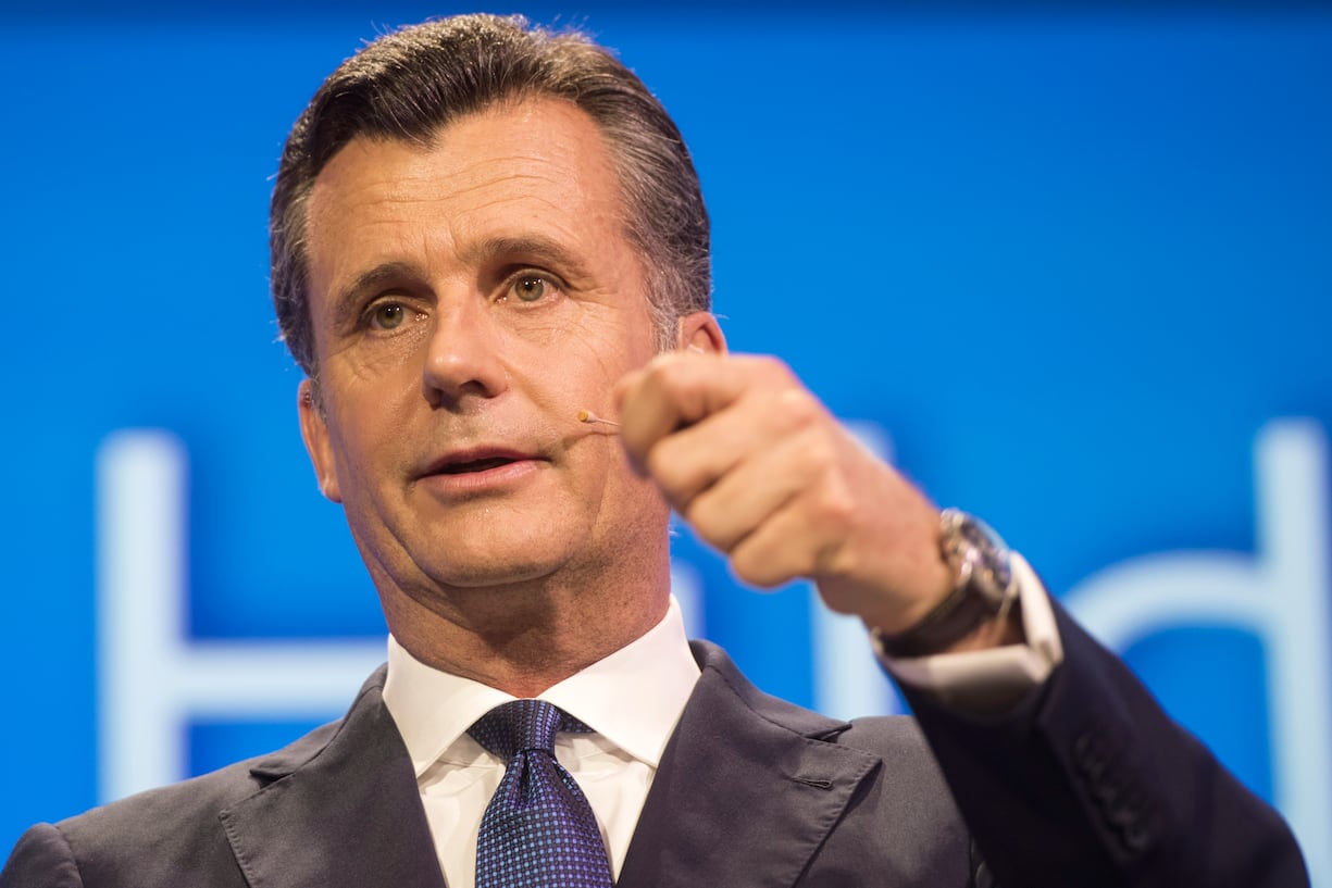 Philipp Hildebrand, Vice Chairman BlackRock, spricht ueber das Erfolgsmodel Schweiz, am Swiss Economic Forum, SEF, am Donnerstag, 9. Juni 2016, in Interlaken. (KEYSTONE/Marcel Bieri)