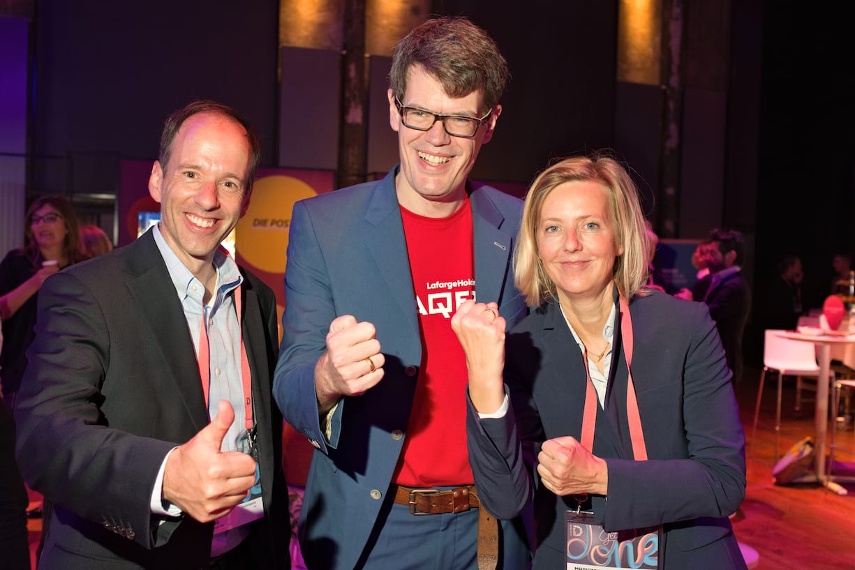 RenÃ© Cotting, ABB Schweiz AG;Philipp Leutiger, LafargeHolcim;Marianne Janik, Microsoft Switzerland