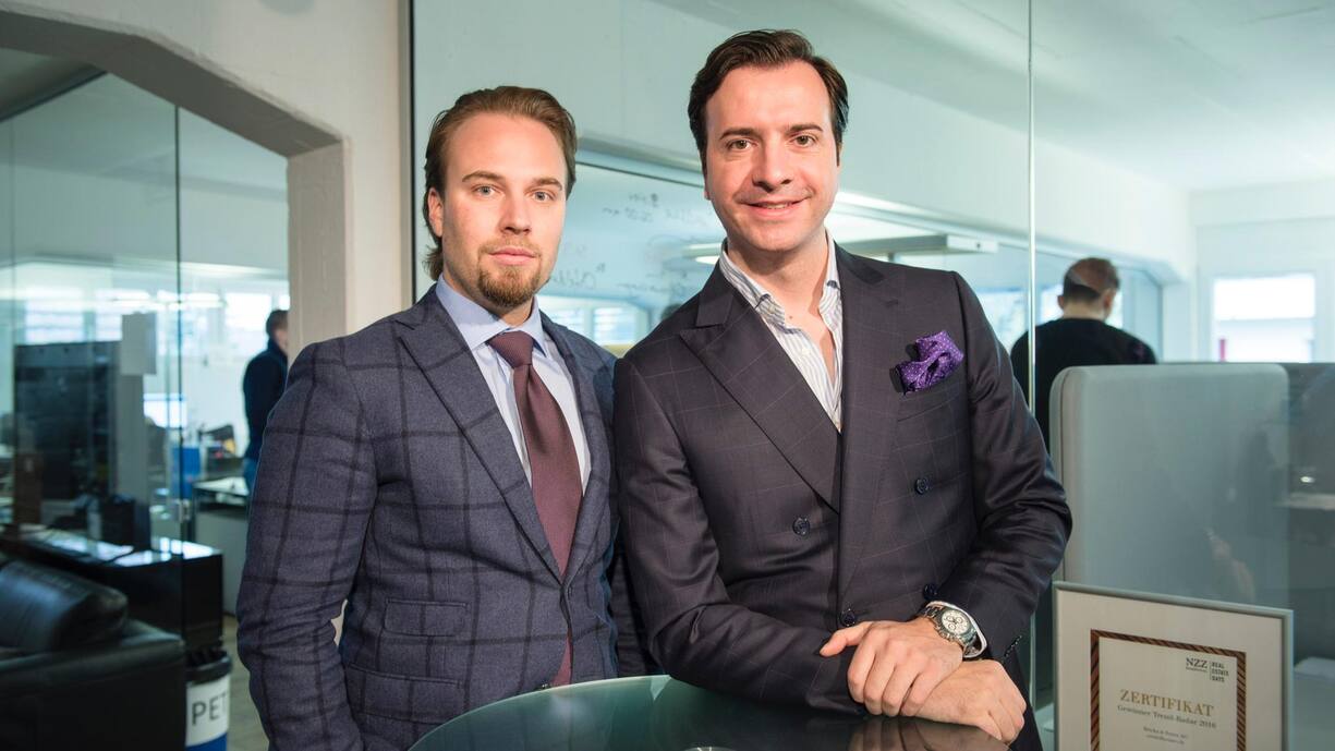 Robert Plantak und Herrn Gjeloshi (links Plantak, rechts Gjeloshi)