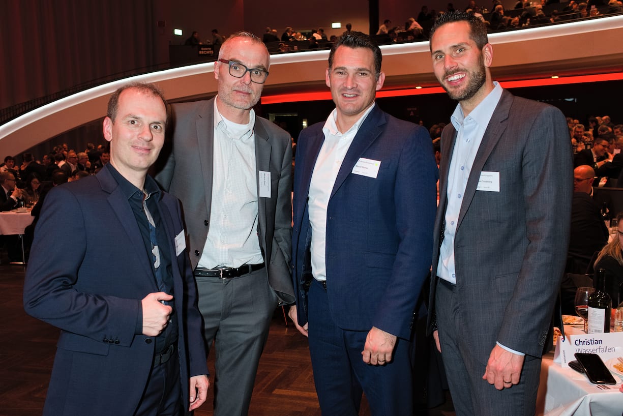 Roland Brack, Gründer, Brack.ch;Markus Naef, CEO, SwissSign;Marcel Dobler, Nationalrat;Florian Teuteberg, CEO, Digitec Galaxus AG