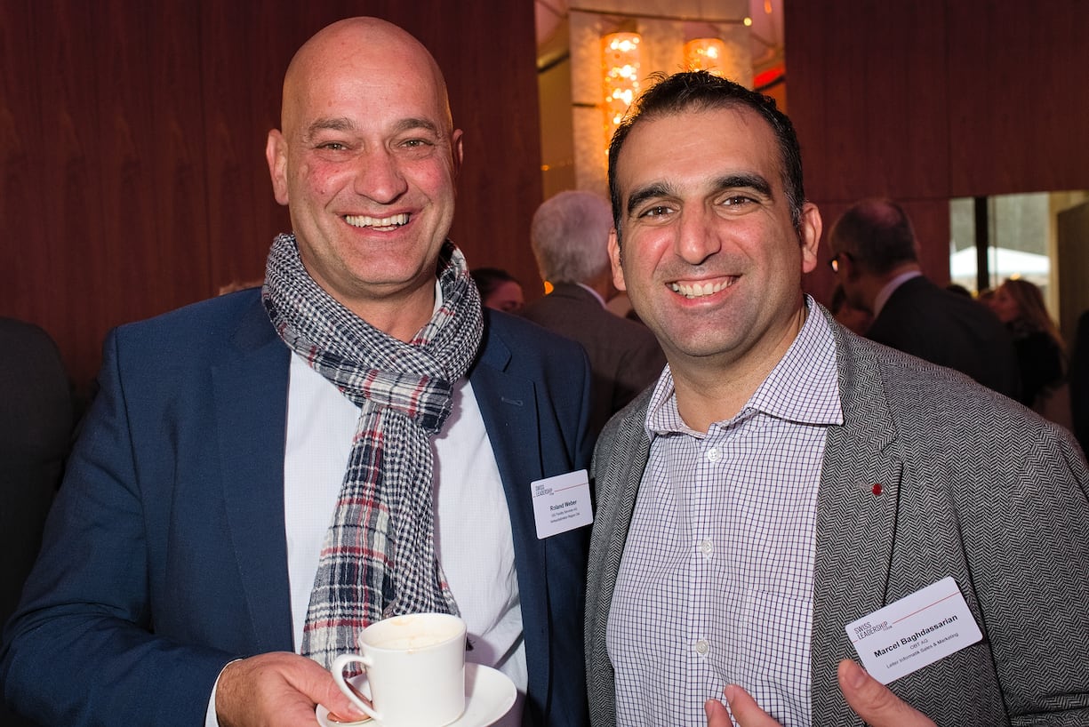 Roland Weber, ISS Facility Services AG;Marcel Baghdassarian, OBT AG