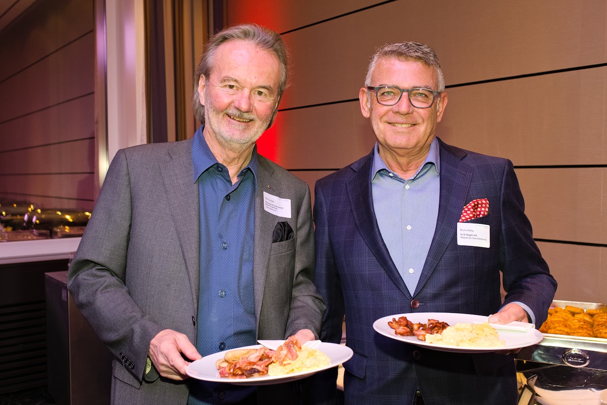 Rolf Gruber, Geschäftsführer, Richards & Gold GmbH, Brand Coaching;Bruno Aellig, Mitglied der Geschäftsführung, Isi & Heggliln AG