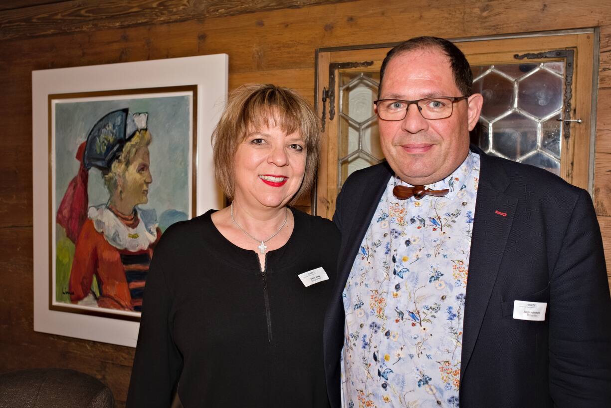 Sabine Zingg, Leiterin, Kuoni Rorschach; Jürg Lindenmann, Geschäftsführer, health-it GmbH