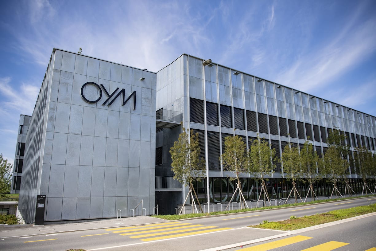 Eine Ansicht des Spitzensport-Zentrum "OYM" ("On Your Marks"), am Mittwoch, 26. August 2020, in Cham. Der Sportkomplex von Hans-Peter Strebel bietet Spitzenathleten modernste Trainingsanlagen. (KEYSTONE/Urs Flueeler)