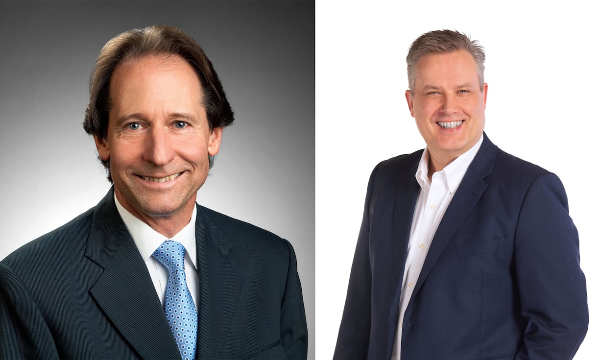 SoftwareOne Dieter Schlosser (l.) und VRP Daniel von Stockar 