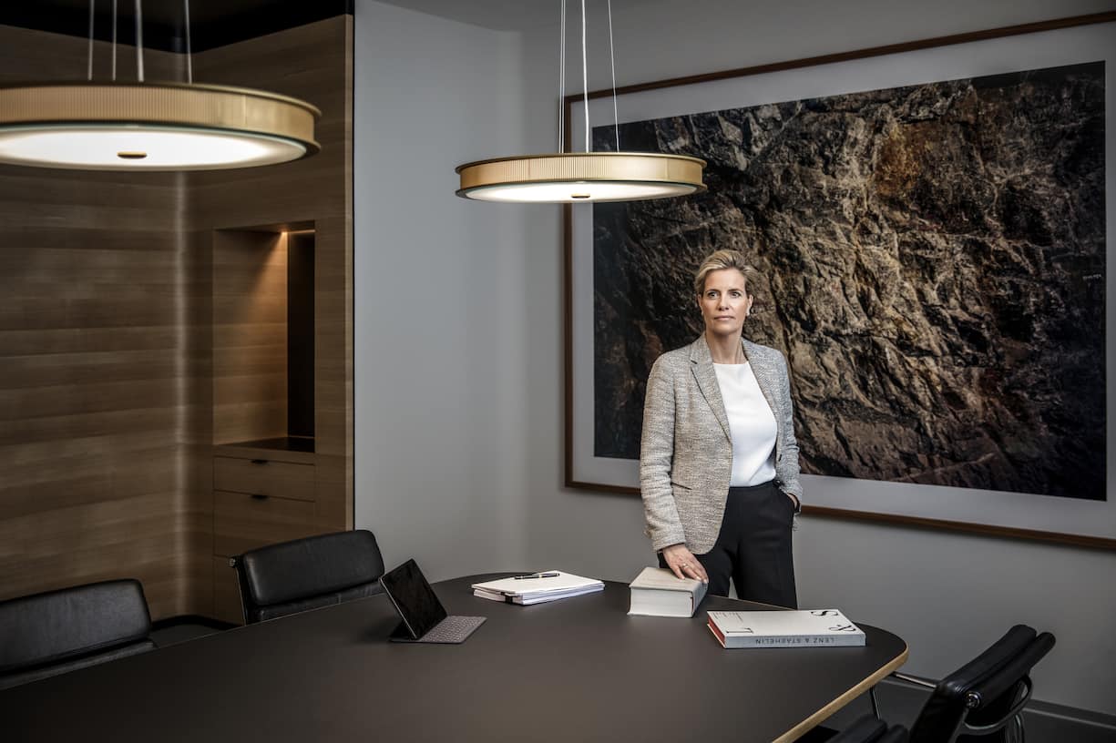 Partnerinnen Kanzleien Bilanz.Auf dem Bild: Tanja Luginbühl, Partnerin Lenz & Staehelin Advokatur ZÃ¼rich. Fotos kostas maros