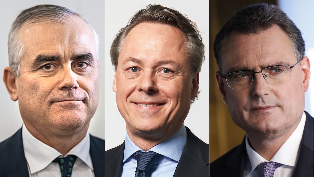Thomas Gottstein, Ralph Hamers, Thomas Jordan (v.l.).