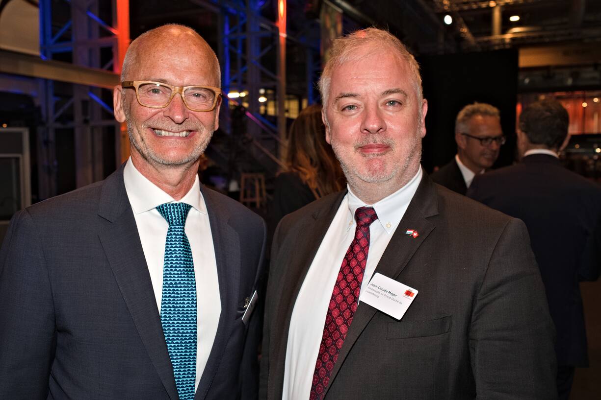 Timo Rajakangas, Botschaft von Finnland;Jean-Claude Meyer, Botschaft von Luxembourg