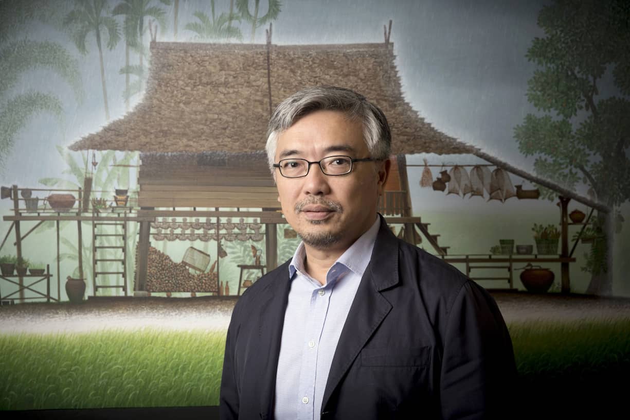 Tos Chirathivat, chairman of central Group, poses for a photograph after an interview in Bangkok, Thailand, on Wednesday, Jan. 3, 2018. *** SECOND SENTENCE HERE ***. Photographer: Brent Lewin/Bloomberg