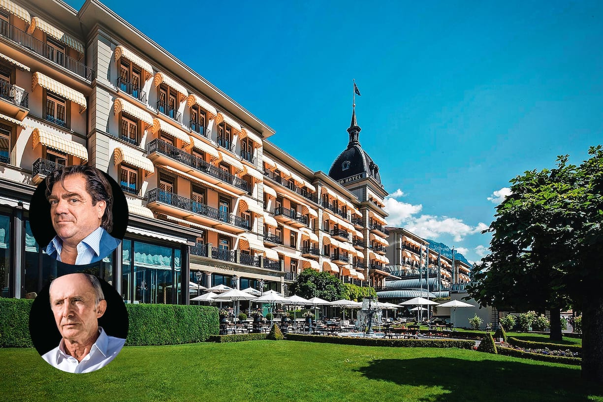 VICTORIA-­JUNGFRAU Antoine Hubert (o.) und Michel Reybier besitzen neben dem Interlakner Hotel zahlreiche weitere Edelherbergen.