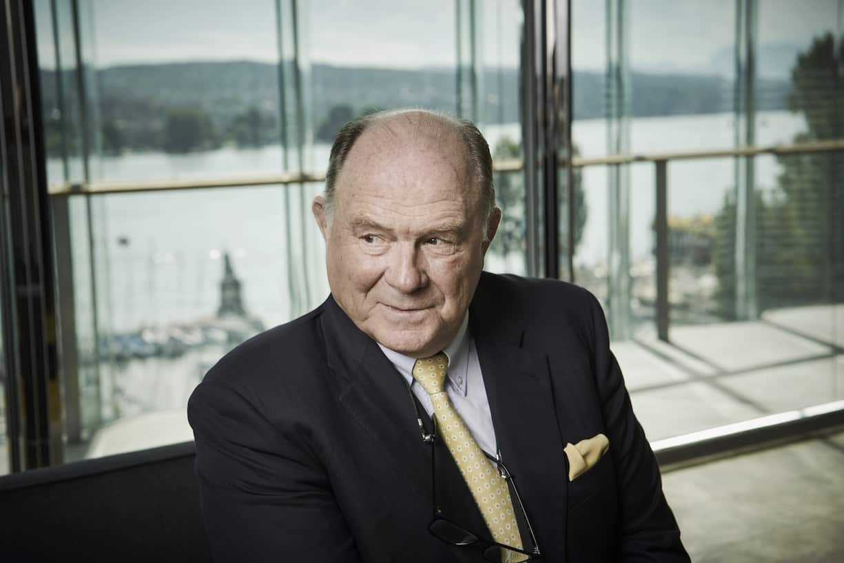 Walter Kielholz im Hauptsitz der Swiss Re 2019