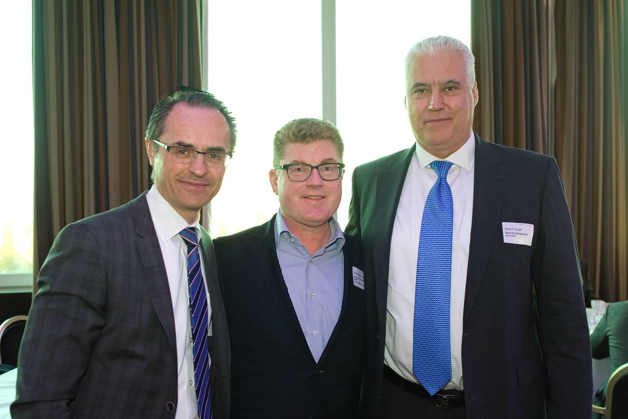 Walter Odermatt, Mitglied der Direktion, St. Galler Kantonalbank AG;Stefan Müller-Furrer, Geschäftsführer & Inhaber, Sartorial AG Rechtsanwälte & Notare;Klaus D. Burger, Senior RM, Bank CIC (Schweiz) AG