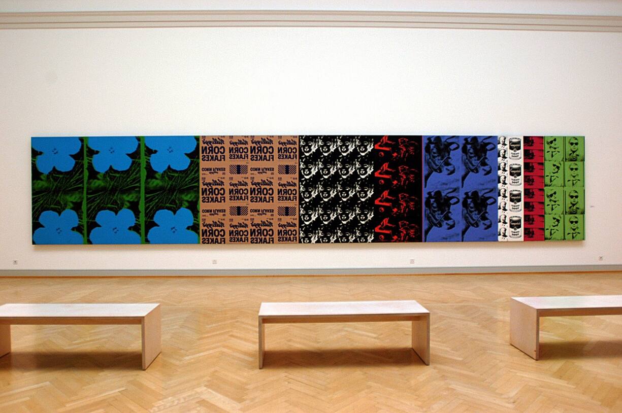 Big Retrospective Painting von Andy Warhol