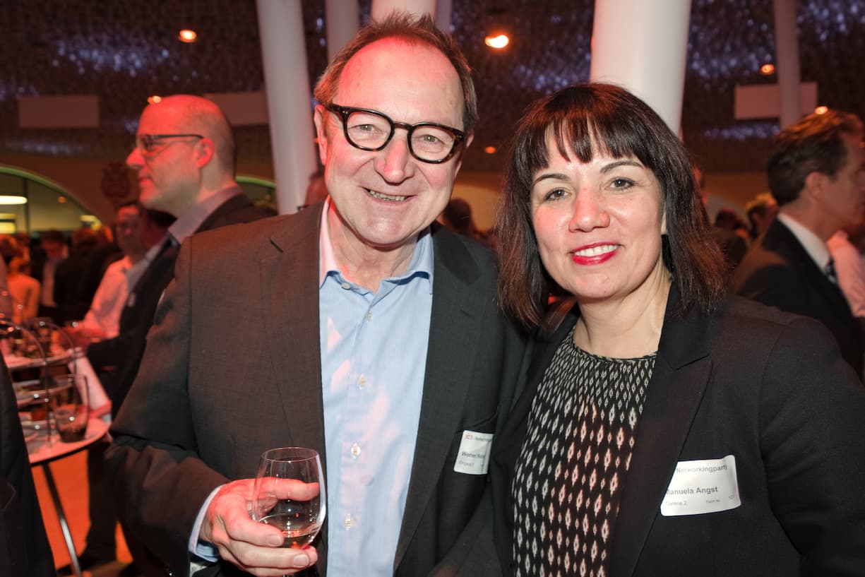 Werner Nuber, Präsident Stiftungsrat, Museum für Kommunikation;Manuela Angst, Bern Welcome