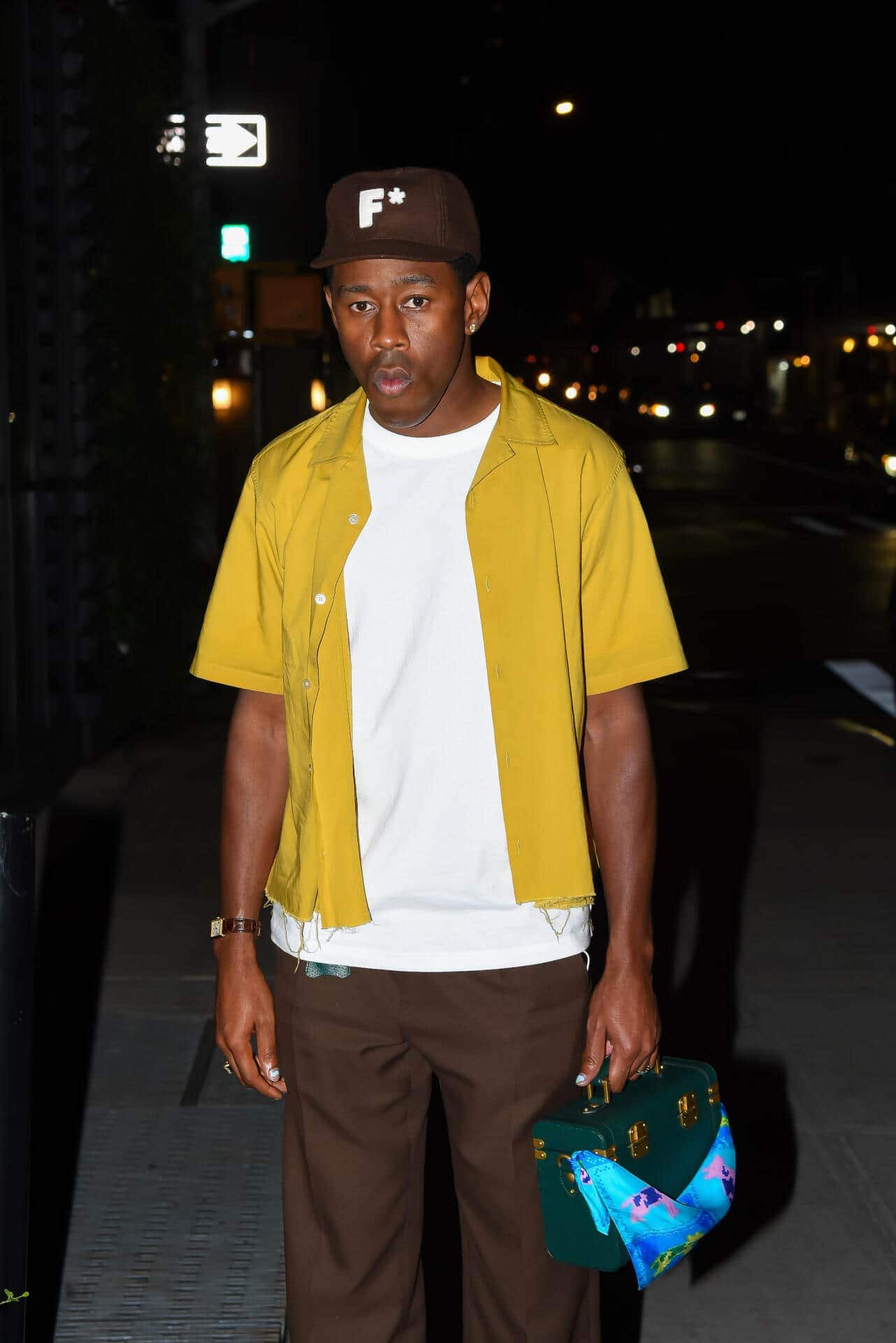 Tyler, the Creator trägt eine Tank Louis Cartier. Der junge Star brennt für die Marke: Er besitzt eine Sammlung legendärer Cartier-Modelle.