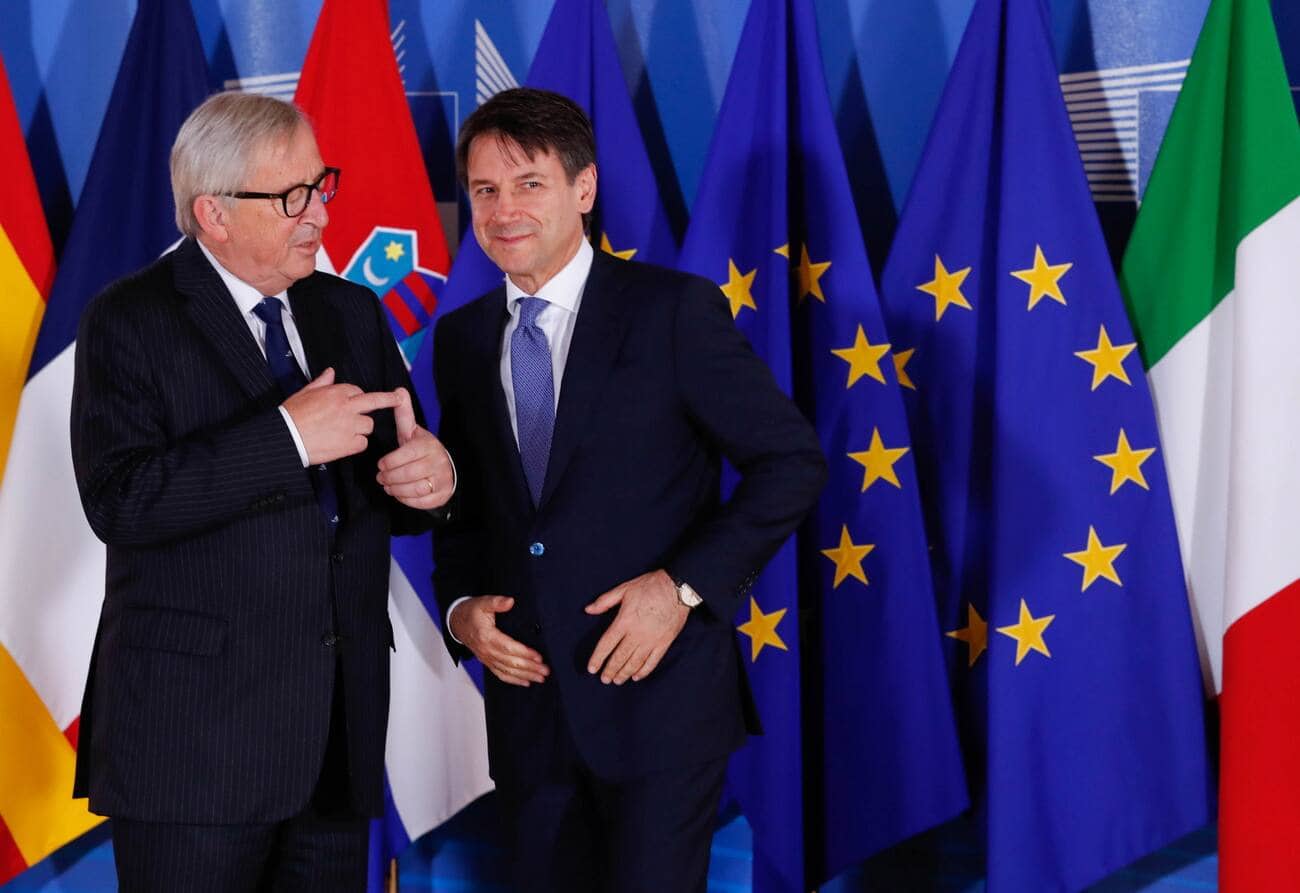 Juncker und Conte