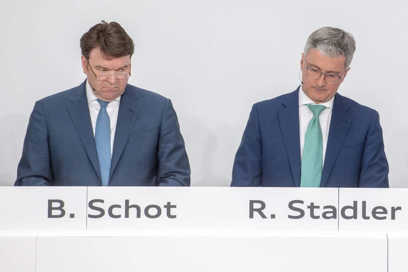 Bram Schot und Rupert Stadler