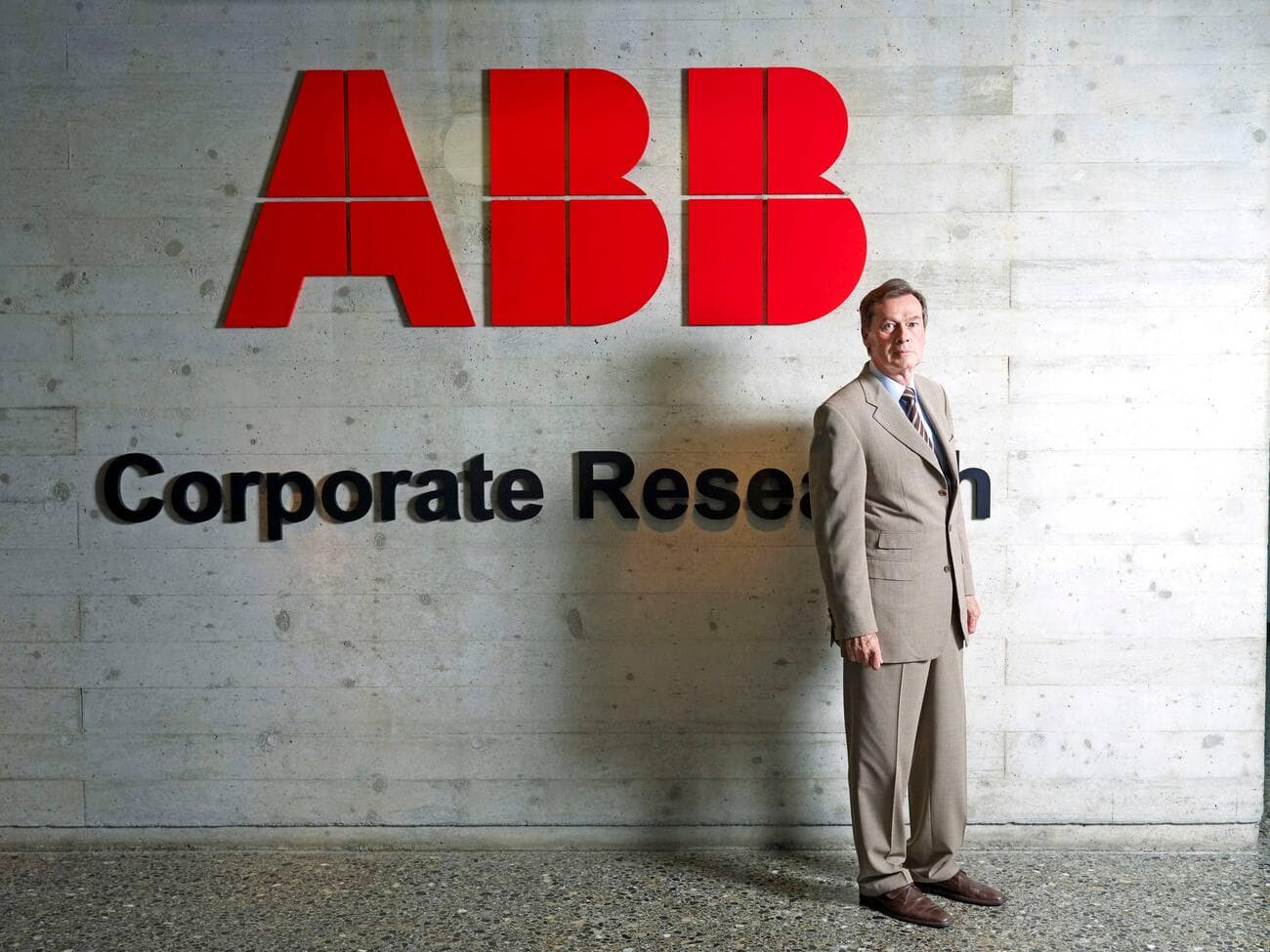 ABB-Präsident Jürgen Dormann 2010 im Sitz der ABB