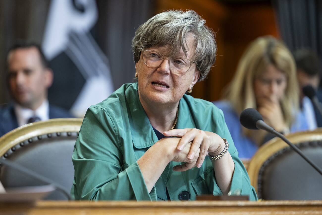 Kommissionspräsidentin Isabelle Chassot, die noch nie in einer Grossbank arbeitete.