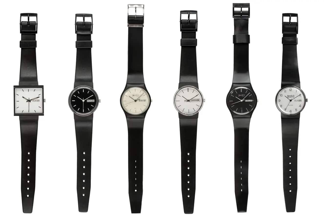 Prototypen von Swatch aus dem Jahr 1981: Alternativen zum Original.