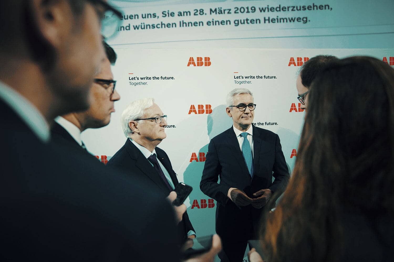 Peter Voser (l.) und Ulrich Spiesshofer