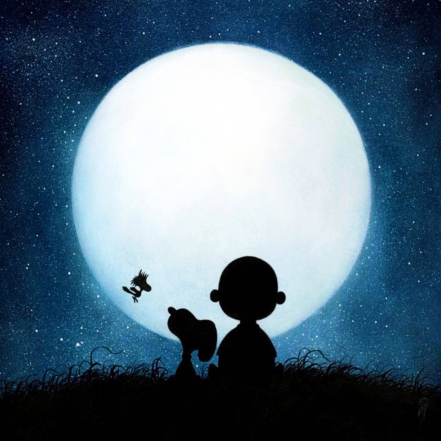 Snoopy macht Uhrenfans mondsüchtig.