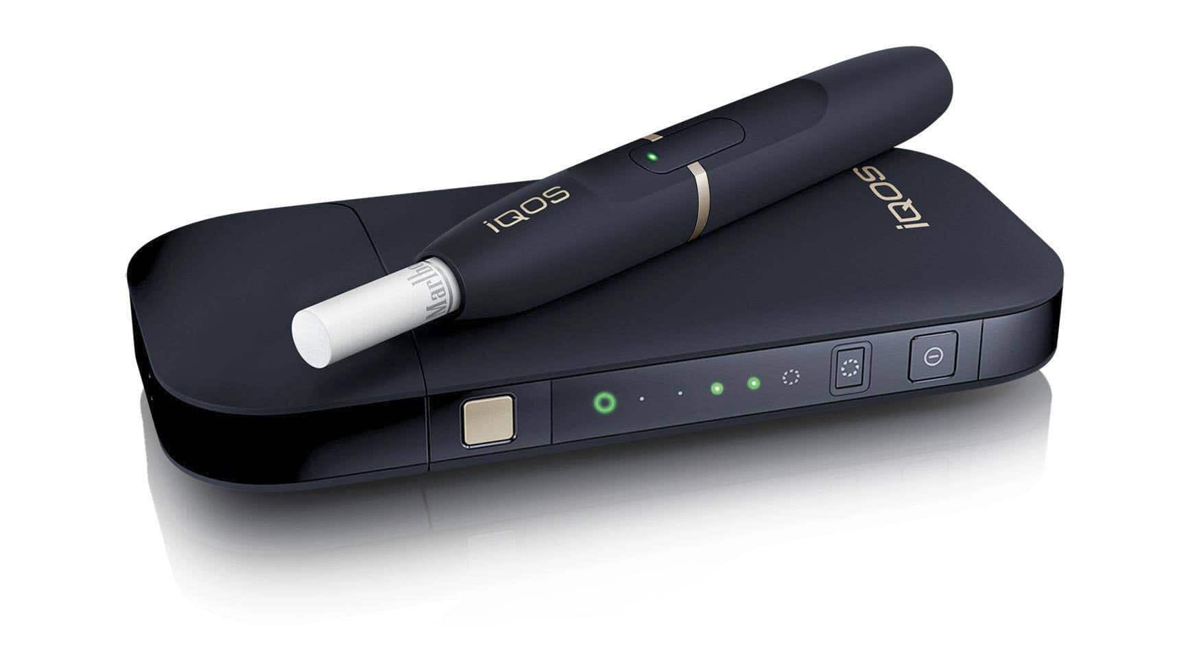Undated file photo shows Philip Morris International Inc.'s heat-not-burn tobacco product iQOS. (Kyodo)==Kyodo(Photo by Kyodo News via Getty Images)