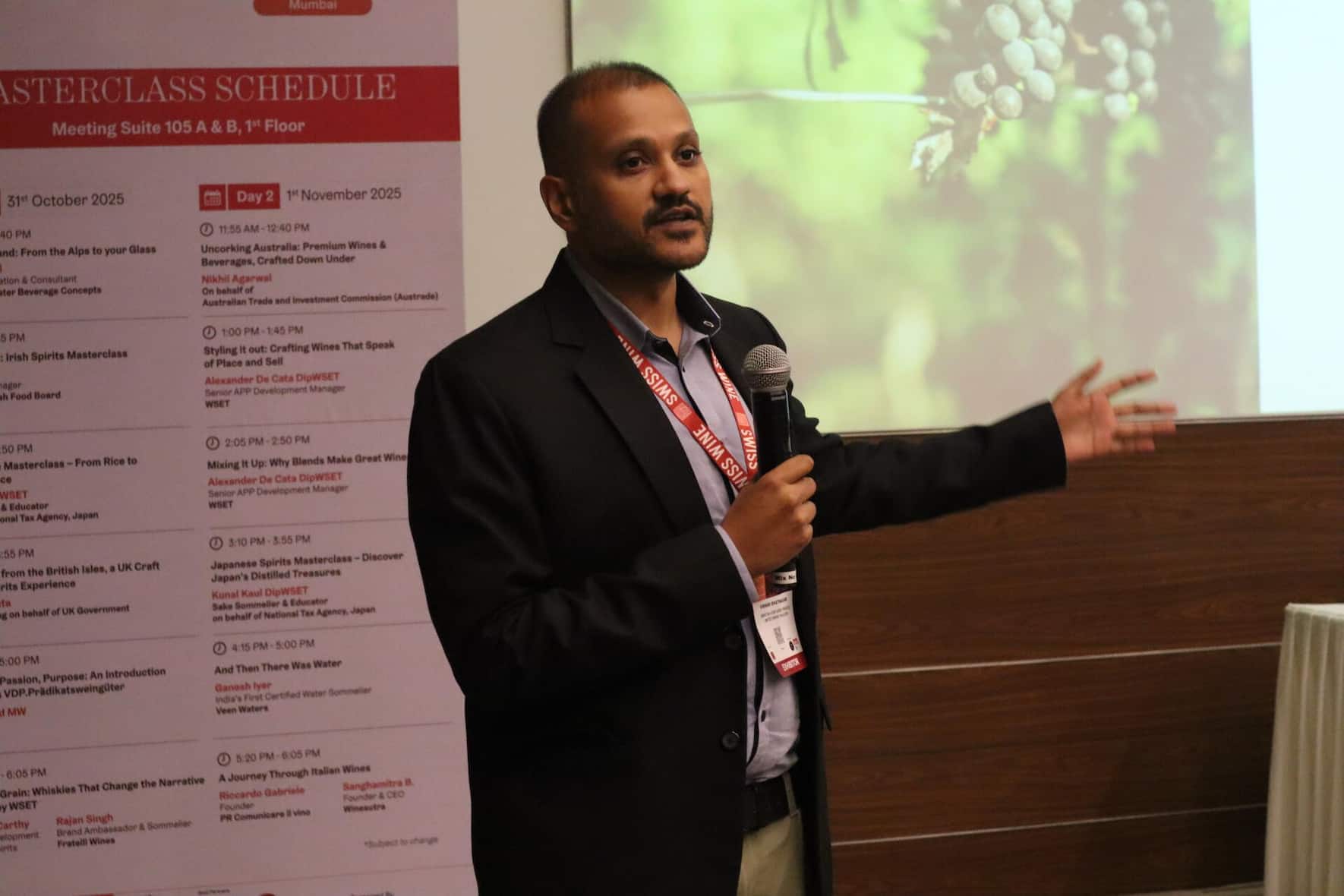 Vikram Bhatnagar steht hinter dem Swiss-Wine-goes-to-India-Projekt.