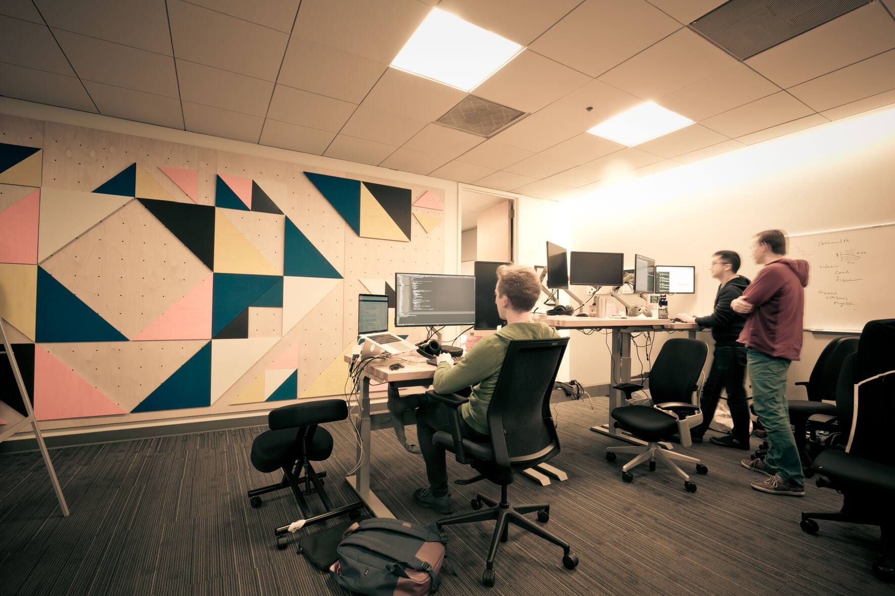 05 October 2018 - Palo Alto, California, USA -- Interior of Palantir Technologies, Palo Alto, California, USA -- PHOTO Â© MARTIN  KLIMEK