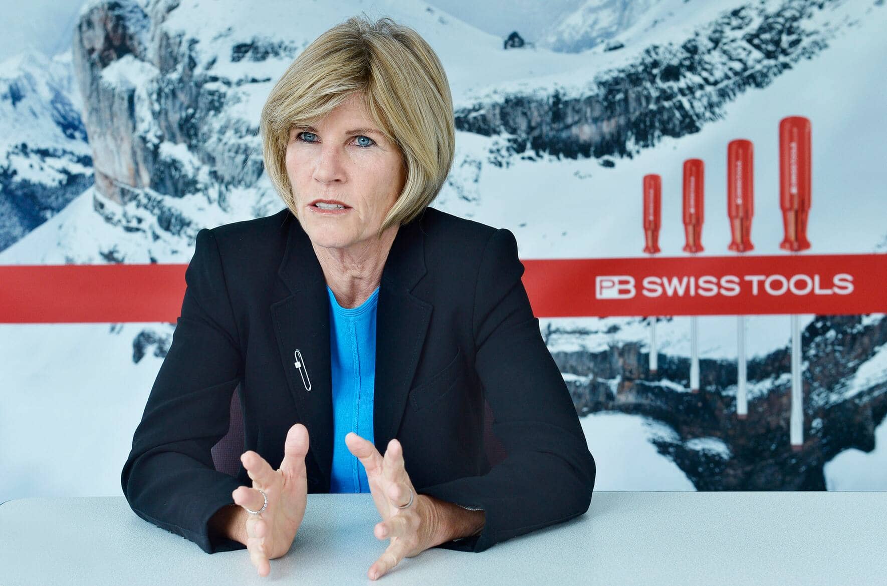 FOTO: PETER MOSIMANN, 8. 9. 2014 WASEN BE:  Eva Jaisli, CEO Swiss Tools