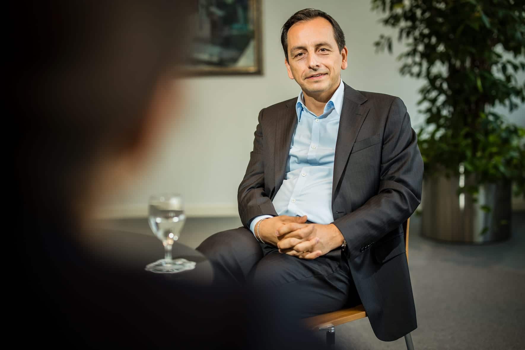 Roman Mazzotta, Länderpräsident Schweiz von Syngenta. (KEYSTONE/Stefan Bohrer)